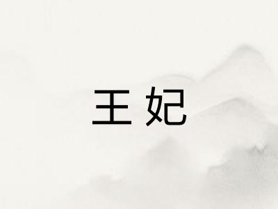 王妃 王妃