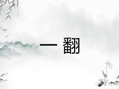 一翻