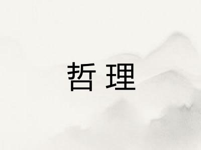 哲理 哲理