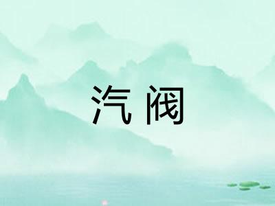 汽阀