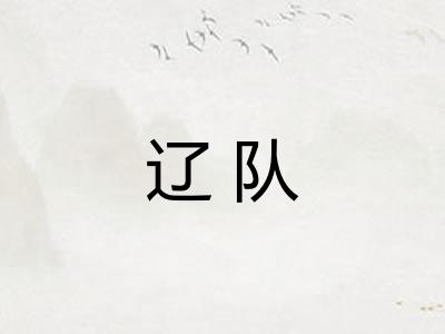 辽队 辽队