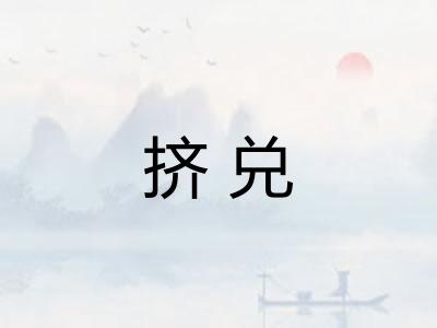 挤兑 挤兑