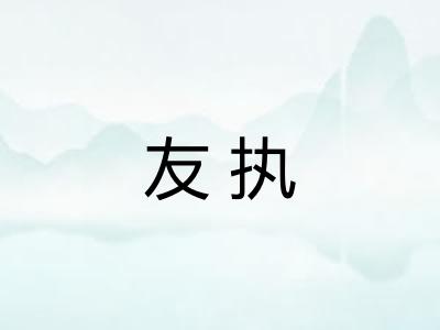 友执 友执