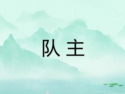 队主 队主