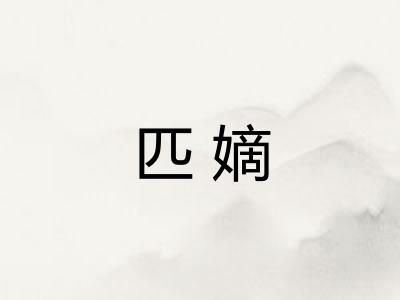 匹嫡 匹嫡