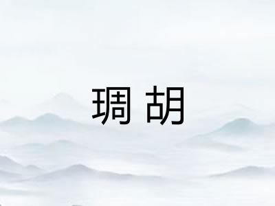 琱胡 琱胡