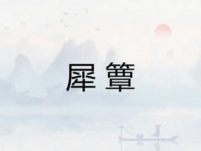 犀簟 犀簟