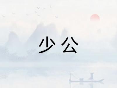 少公 少公