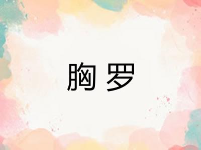 胸罗 胸罗