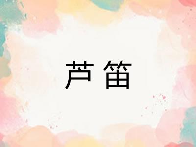 芦笛 芦笛