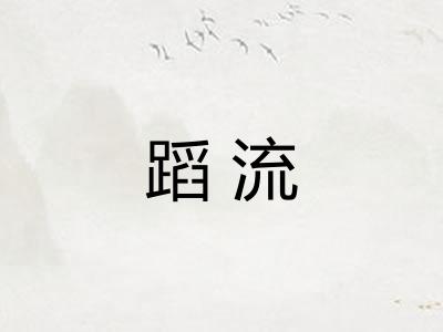 蹈流 蹈流