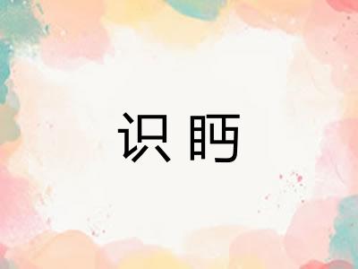 识眄 识眄