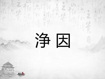 浄因 浄因