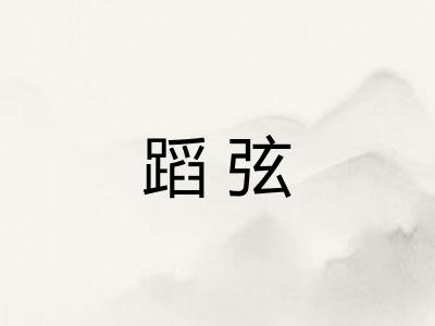 蹈弦 蹈弦