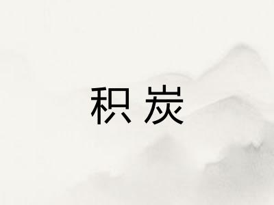 积炭 积炭