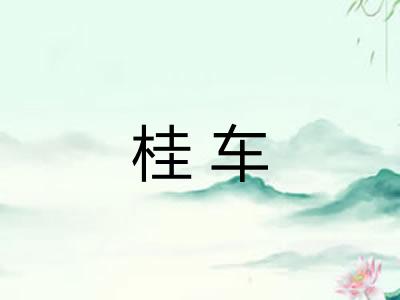 桂车