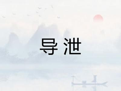 导泄 导泄