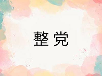 整党 整党