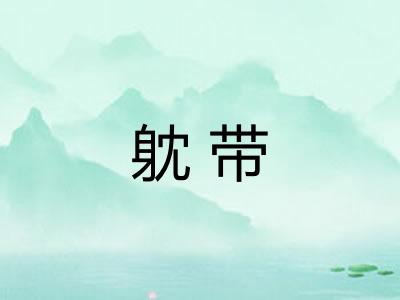 躭带 躭带