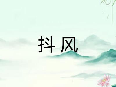 抖风 抖风