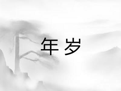 年岁 年岁