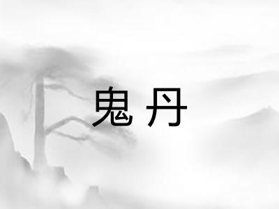 鬼丹 鬼丹