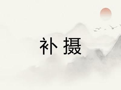 补摄 补摄