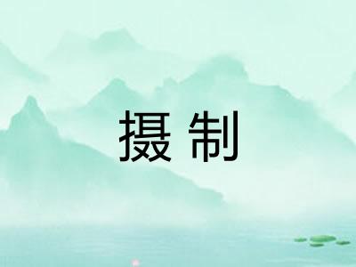 摄制 摄制