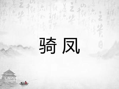 骑凤 骑凤