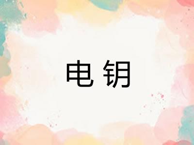 电钥 电钥