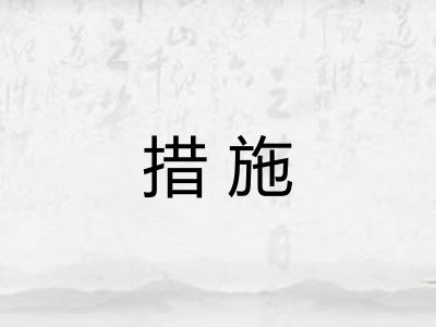 措施 措施