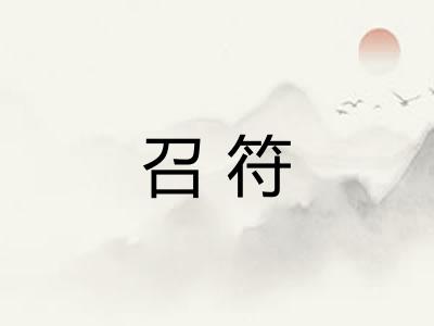 召符 召符