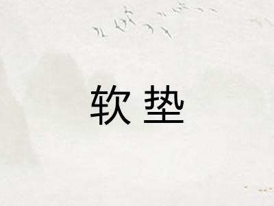软垫 软垫