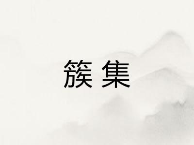 簇集 簇集