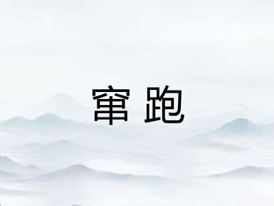窜跑 窜跑
