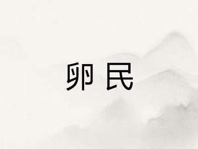 卵民 卵民