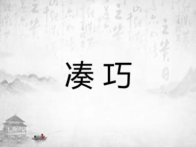 凑巧