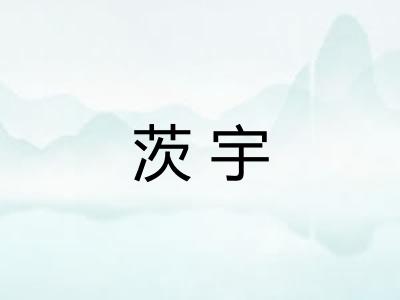 茨宇 茨宇
