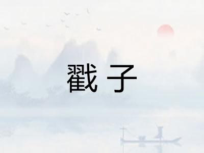 戳子