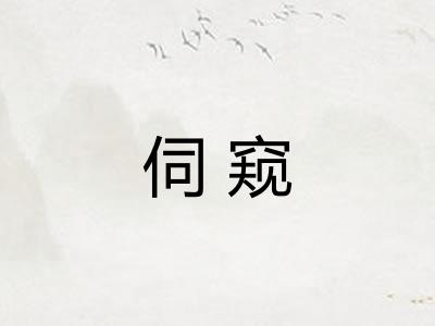 伺窥 伺窥