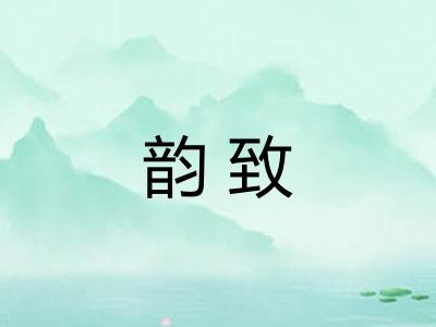 韵致