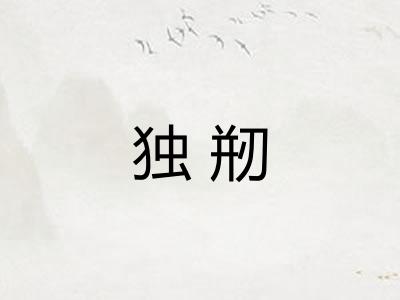 独剏 独剏