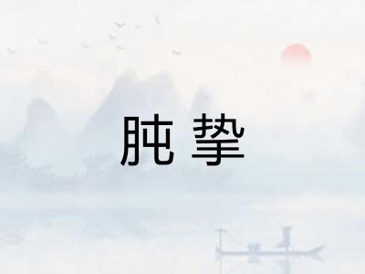 肫挚 肫挚