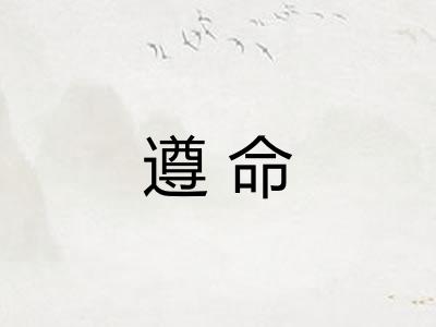 遵命 遵命