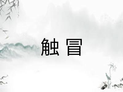 触冒 触冒