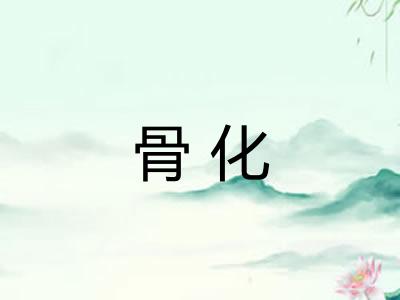骨化 骨化