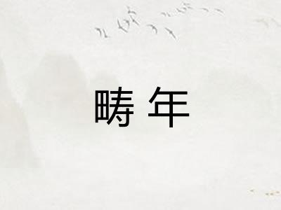 畴年 畴年