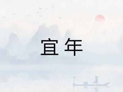 宜年 宜年