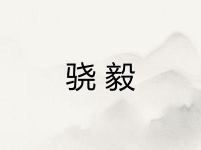 骁毅 骁毅