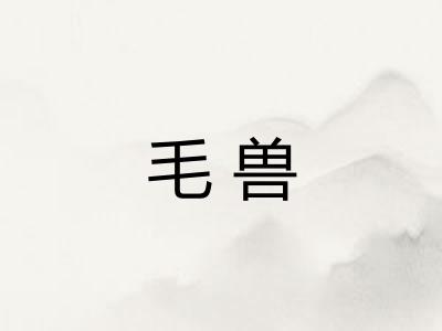 毛兽